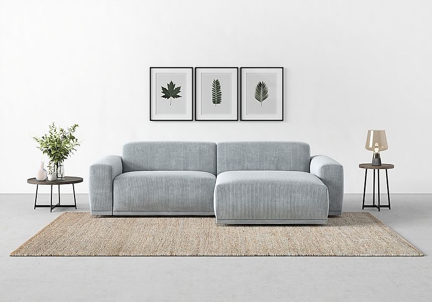 TRENDMANUFAKTUR Ecksofa "Braga, mit hochwertigem Kaltschaum, L-Form, in Cor günstig online kaufen