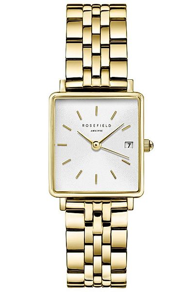 ROSEFIELD Quarzuhr Quarz Boxy XS Goldfarben günstig online kaufen