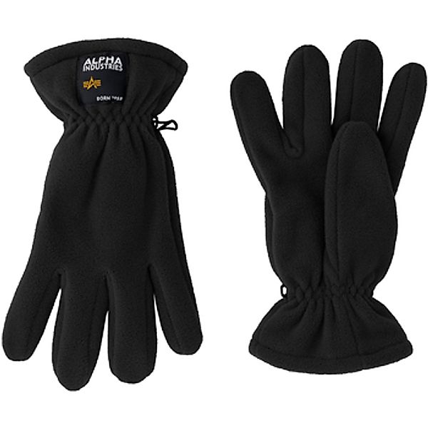 Alpha Industries  Handschuhe Label Fleece Gloves - black günstig online kaufen