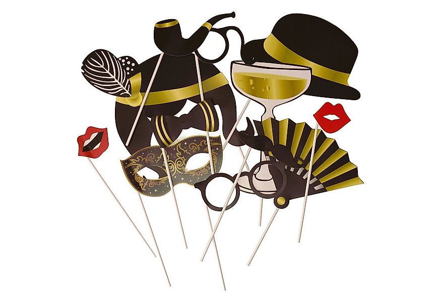 Out of the Blue Fotohalter Silvester Photo Booth im 12er Set günstig online kaufen