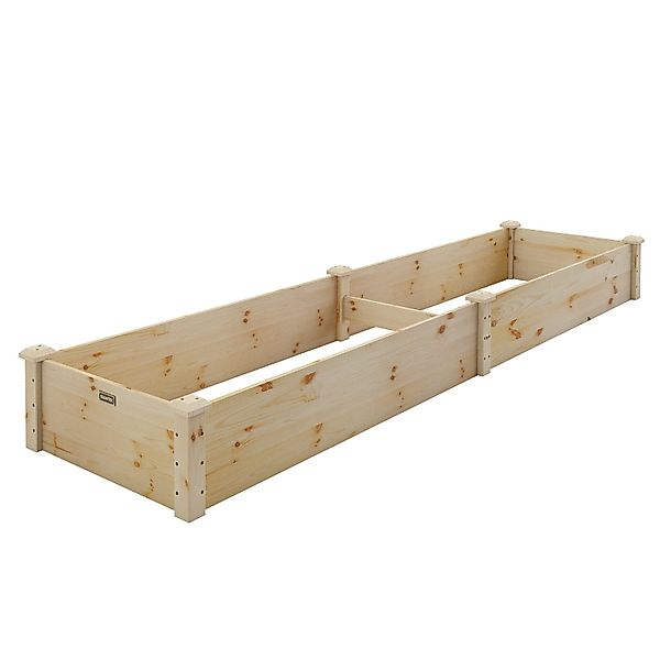 COSTWAY Hochbeet, Pflanzkasten aus Tannenholz, 240 günstig online kaufen