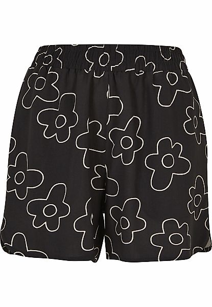 URBAN CLASSICS Stoffhose "Urban Classics Damen Ladies AOP Viscose Resort Sh günstig online kaufen