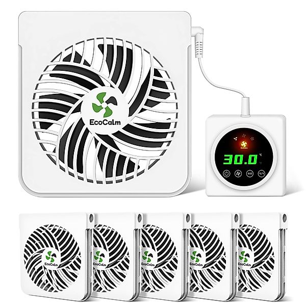 ecoCalm Heizkörperventilator 3/6 Lüfter mit Magnetbefestigung günstig online kaufen