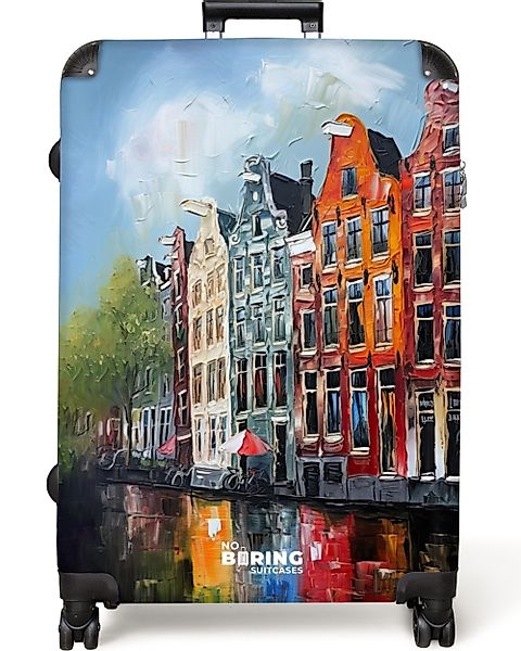 NoBoringSuitcases.com© Hartschalen-Trolley Ölgemälde - Architektur - günstig online kaufen