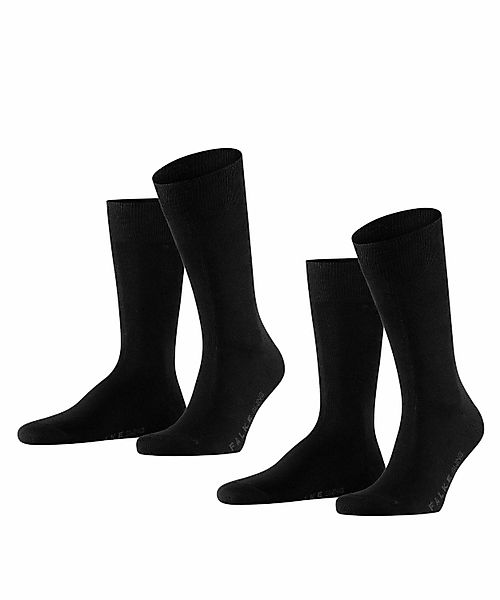 Falke 2-er Set Socken Swing Schwarz günstig online kaufen