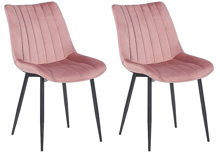 CLP Esszimmerstuhl Rahden Samt (2er Set), günstig online kaufen