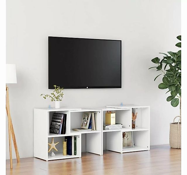 furnicato TV-Schrank Weiß 104x30x52 cm Holzwerkstoff günstig online kaufen