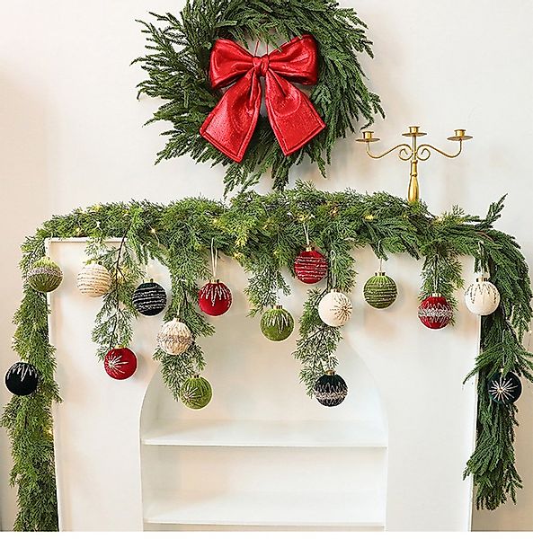 Coonoor Weihnachtsbaumkugel Weihnachtskugeln 12er Set Weihnachtsdeko Christ günstig online kaufen