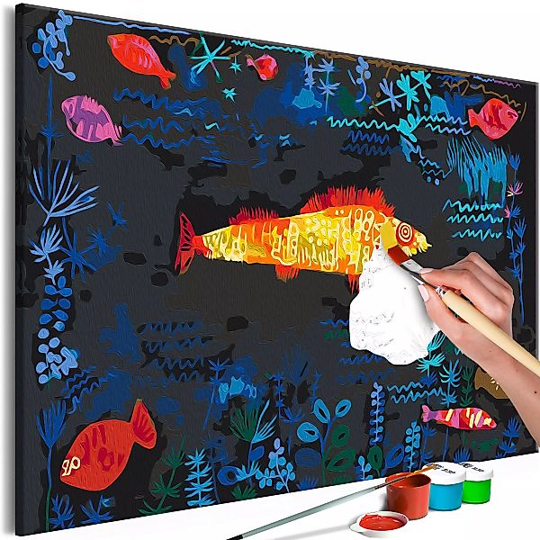 Malen nach Zahlen - Paul Klee: Goldfish günstig online kaufen