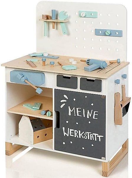 MUSTERKIND® Spielwerkbank Fagus, weiß/natur günstig online kaufen