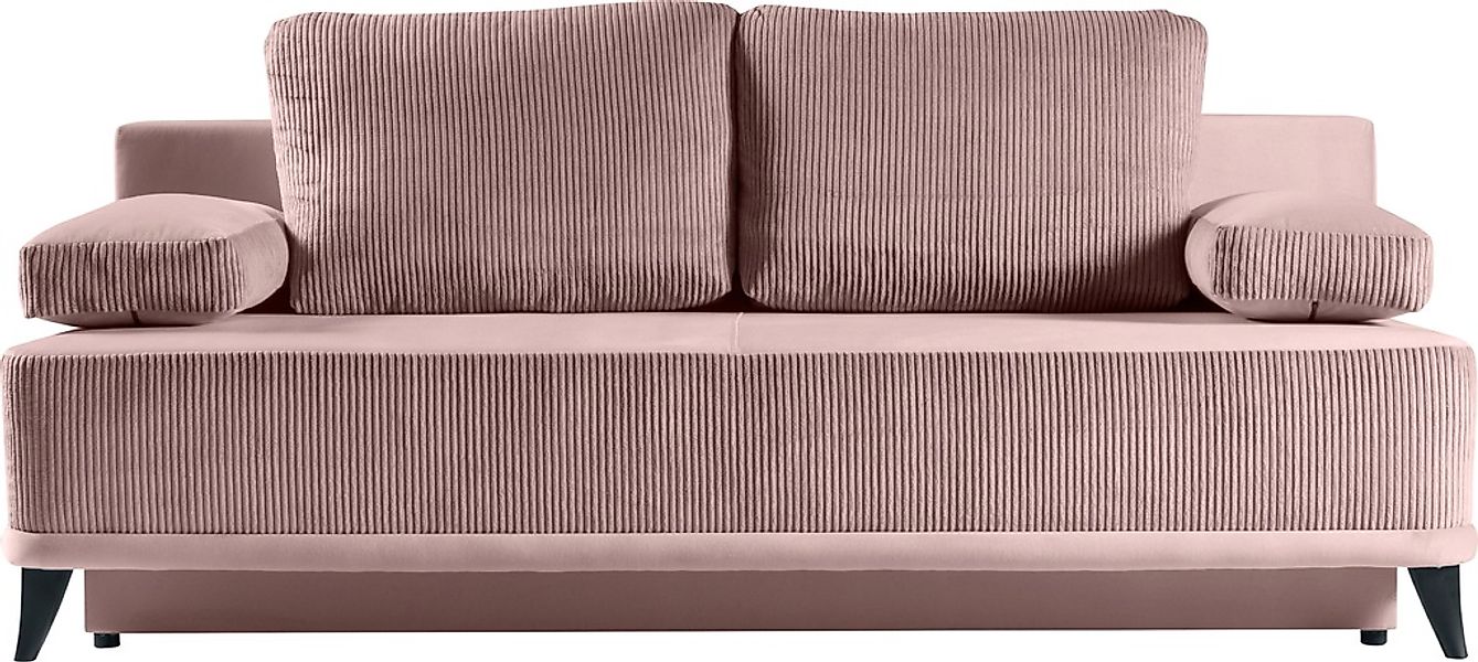 WERK2 Schlafsofa »Rosso«, 2-Sitzer Sofa und Schlafcouch mit Federkern & Bet günstig online kaufen