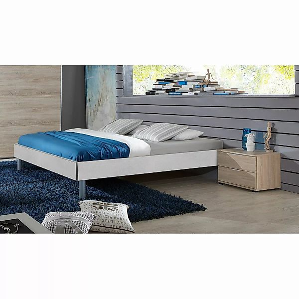 home24 Wimex Bettgestell Easy Beds 90x200 cm Spanplatte Beton Dekor Modern günstig online kaufen