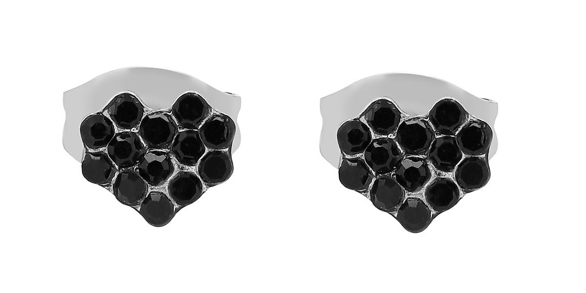 Adelia´s Paar Ohrhänger "Damen Ohrringe – Ohrstecker aus Edelstahl mit Stra günstig online kaufen