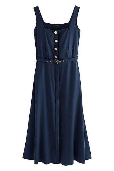 Next Midikleid Midikleid mit eckigem Ausschnitt und Gürtel (1-tlg) günstig online kaufen