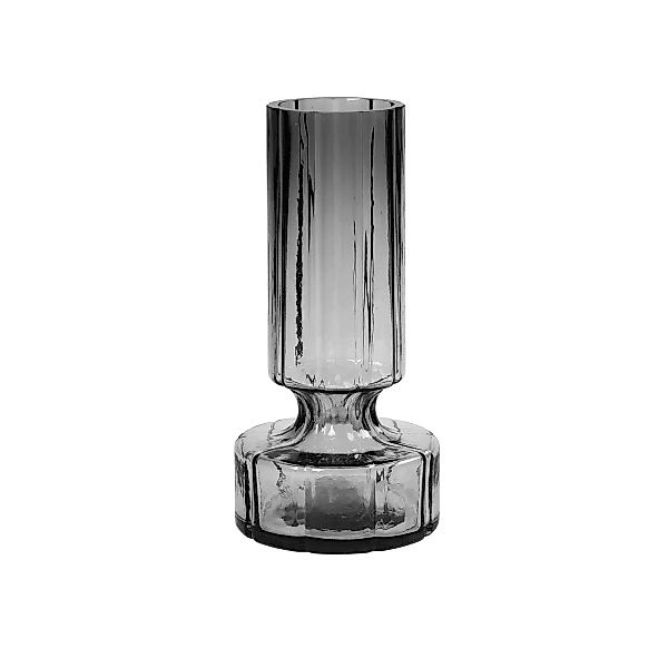 Broste Copenhagen Vasen Hyacint Vase Glas Smoked Pearl Clear 24,9 cm günstig online kaufen