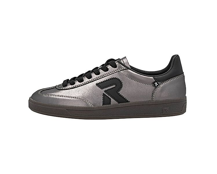 Rieker San Diego (Glattleder) silber/schwarz Damen Sneaker günstig online kaufen