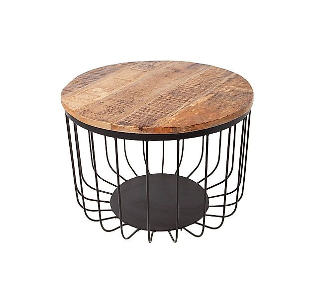 riess-ambiente Couchtisch FACTORY LOFT Ø60cm natur / schwarz (Einzelartikel günstig online kaufen