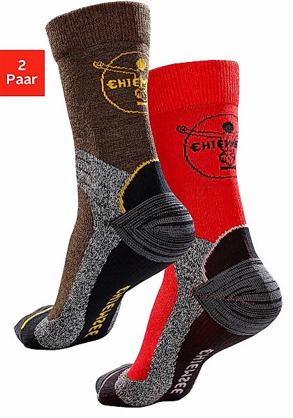 Chiemsee Wandersocken, (Packung, 2 Paar), mit gepolsterten Dämpfungszonen günstig online kaufen