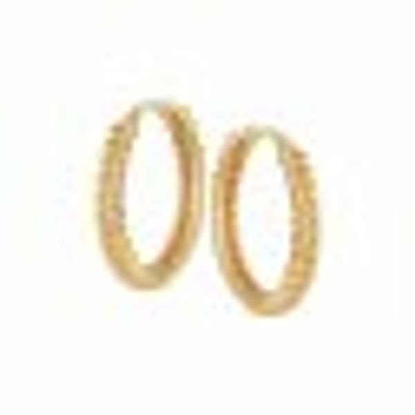 Creolen 925-Sterling Silber vergoldet Glänzend 1,45cm günstig online kaufen