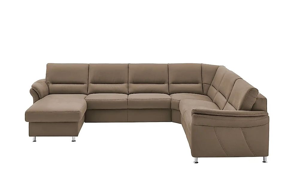 meinSofa Wohnlandschaft mit Boxspringpolsterung  Donald ¦ braun ¦ Maße (cm) günstig online kaufen
