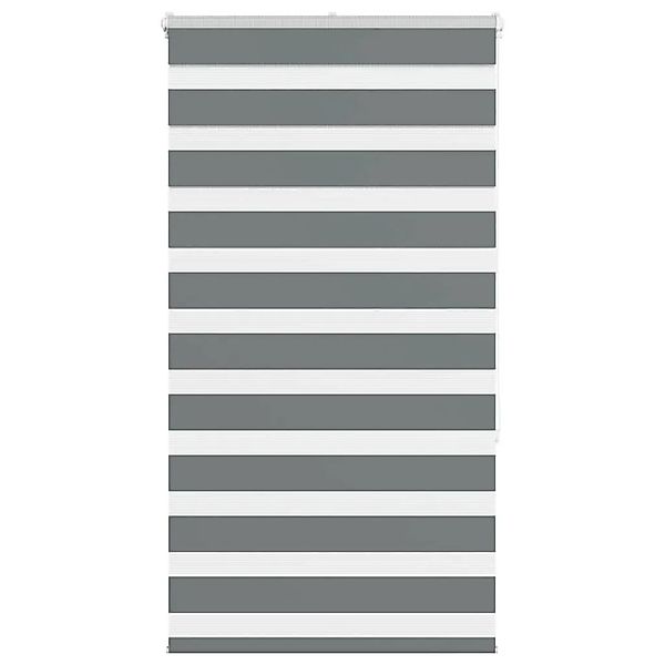 vidaXL Doppelrollo Dunkelgrau 75x150 cm Stoffbreite 70,9 cm Polyester 40141 günstig online kaufen