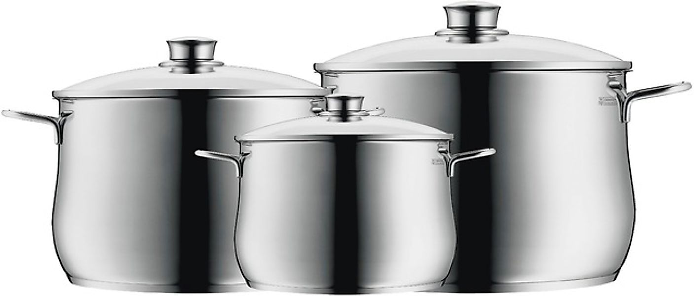 WMF Topf-Set »Diadem Plus«, Cromargan® Edelstahl Rostfrei 18/10, (Set, 6 tl günstig online kaufen