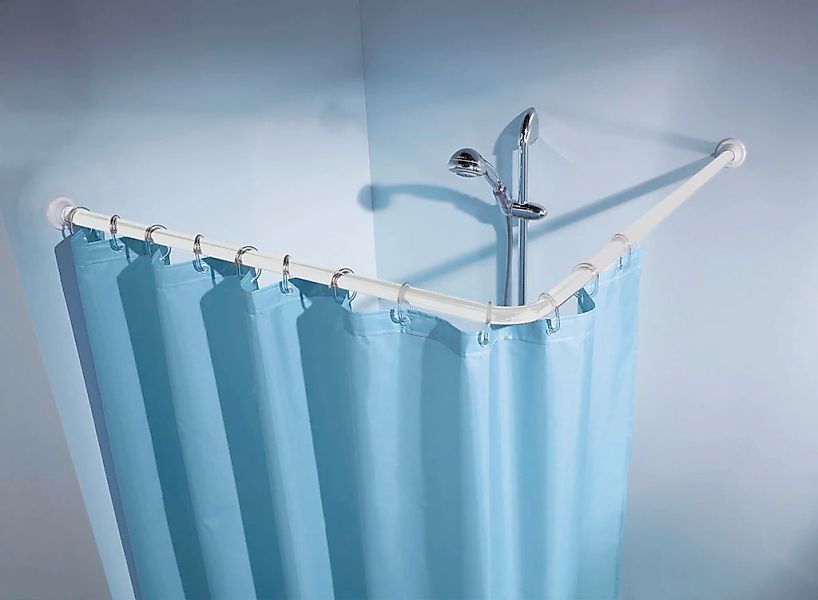 Kleine Wolke Winkelstange "Duschvorhangstange" Ø 25 mm kürzbar für Duschvor günstig online kaufen