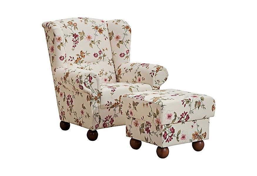 Max Winzer® Sessel Monarch, Hocker geblümt günstig online kaufen