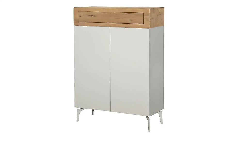 Highboard  Enego ¦ beige ¦ Maße (cm): B: 90 H: 130 T: 40.0 Kommoden & Sideb günstig online kaufen