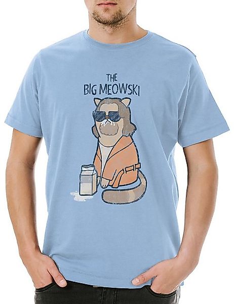 Urban Backwoods Print-Shirt Urban Backwoods The Big Meowski Herren T-Shirt günstig online kaufen