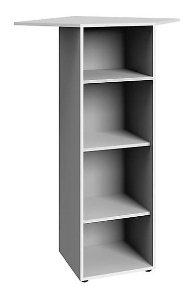 Eckregal inkl. Eckoberboden MULTIRAUMKONZEPT von Wimex / Weiß günstig online kaufen