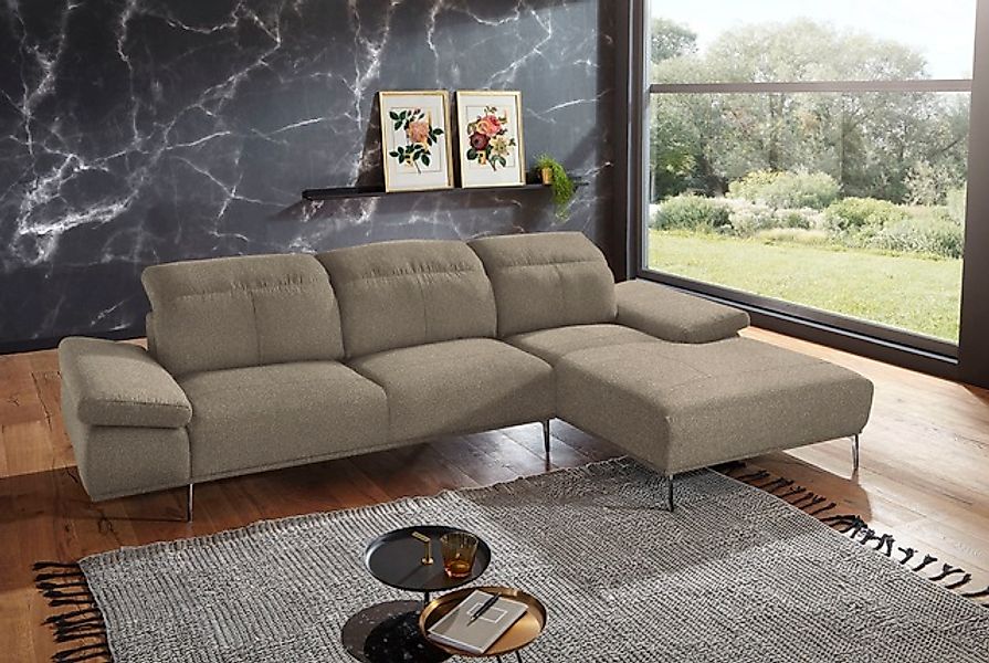 W.SCHILLIG Ecksofa "levi, Designsofa, elegant und zeitlos, bequem, L-Form", günstig online kaufen