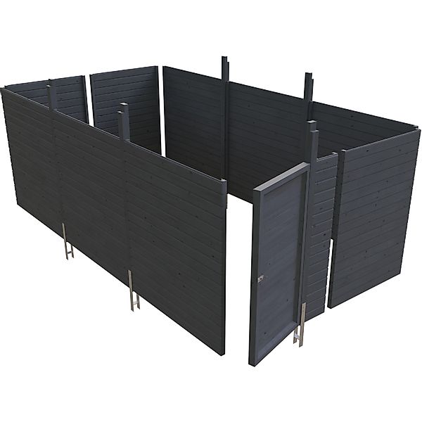 Skanholz Carport-Geräteraum "Abstellraum C6" aus Profilschalung günstig online kaufen