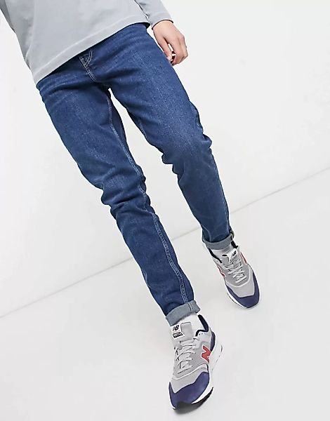 Weekday – Cone – Jeans in Blau günstig online kaufen