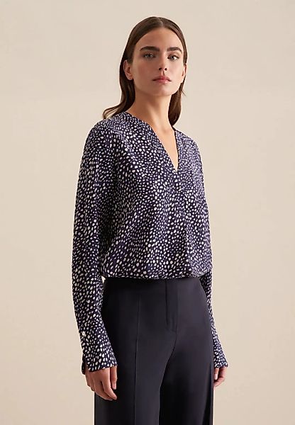 seidensticker Klassische Bluse "Schwarze Rose", Tunika Druck günstig online kaufen