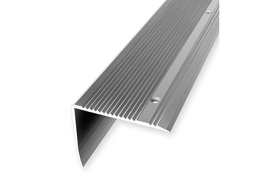 Küberit Treppenkantenprofil 55 x 70 x 2500 mm Aluminium Treppenprofil Silbe günstig online kaufen