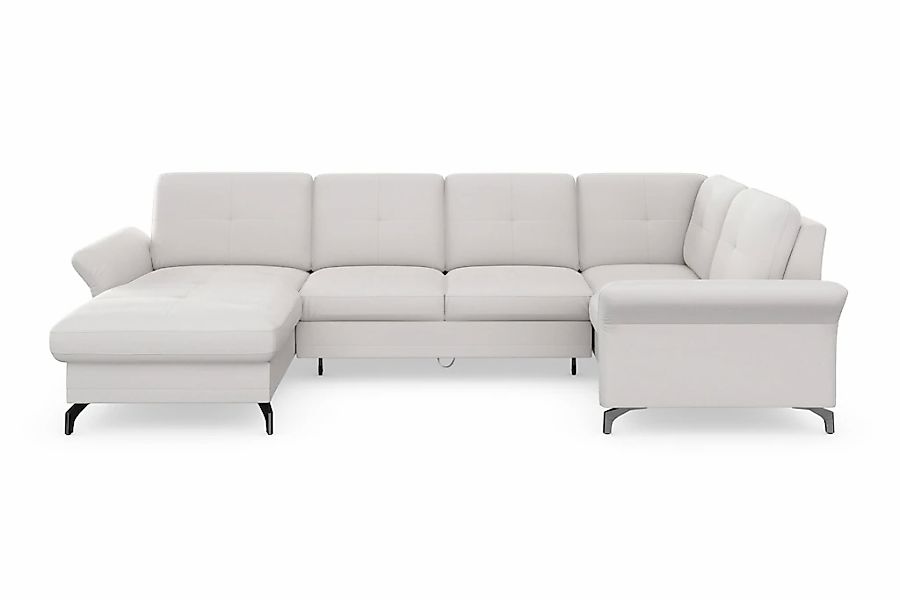 Home affaire Wohnlandschaft "Calando U-Form" wahlweise mit Bettfunktion, Be günstig online kaufen