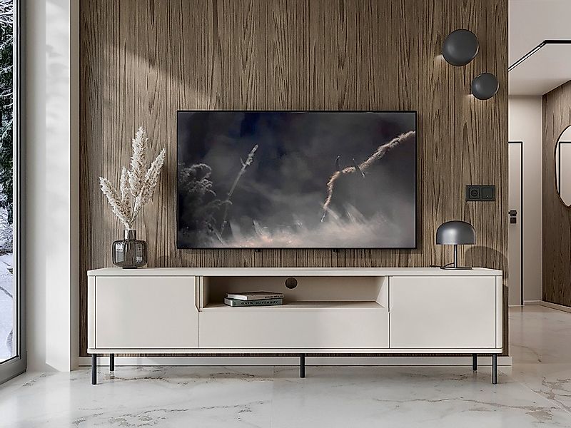 MOEBLINE Lowboard TV Schrank Kommode RADDIO 180NC kaschmir günstig online kaufen