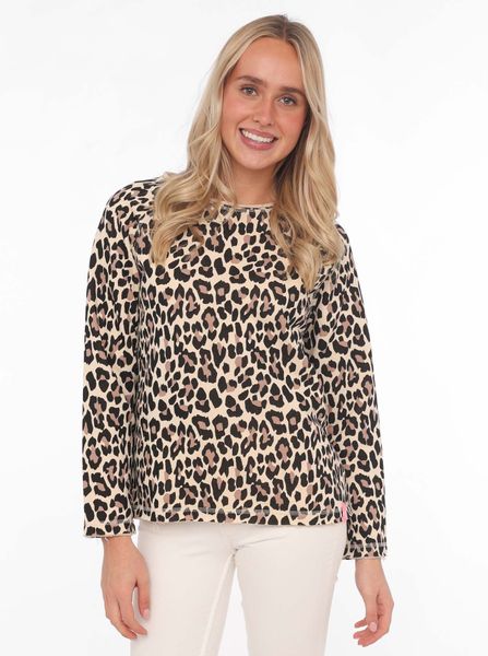 Zwillingsherz Sweater "Leo allover" mit animalischem günstig online kaufen