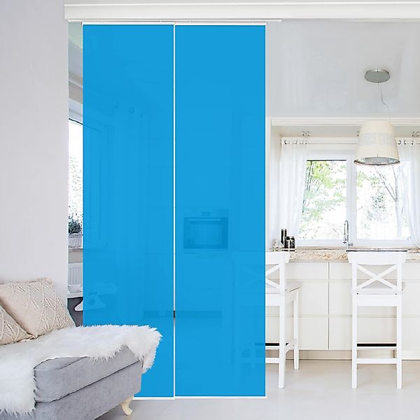 Bilderdepot24 Schiebegardine modern Flächenvorhang blickdicht Enzian, günstig online kaufen