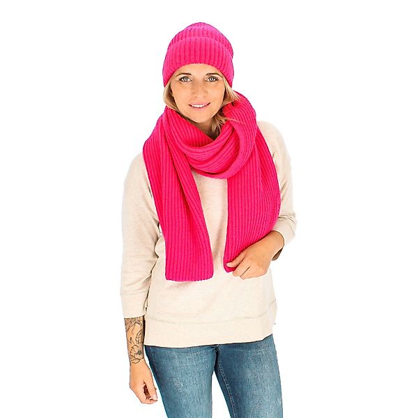 halsüberkopf Accessoires Strickschal Schal mit Rippe, aus hochwertigem Woll günstig online kaufen