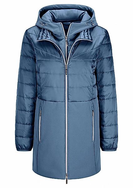 GOLDNER Langmantel "Steppmantel mit Softshell-Einsatz" mit Softshell-Einsat günstig online kaufen