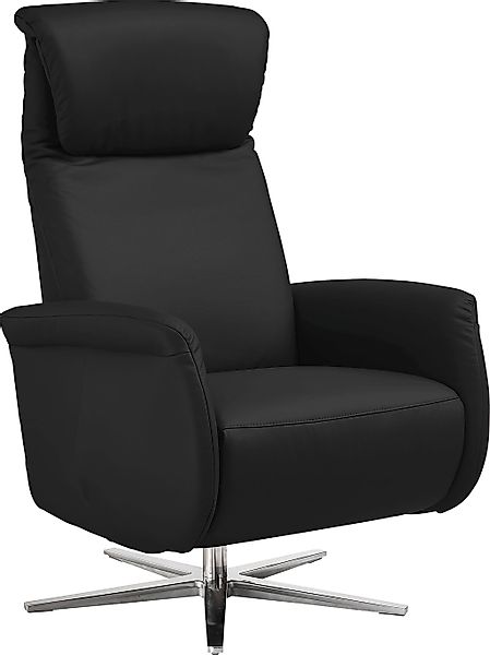 Home affaire Relaxsessel "Cartore Chromfuß, mit manueller oder motorischer günstig online kaufen
