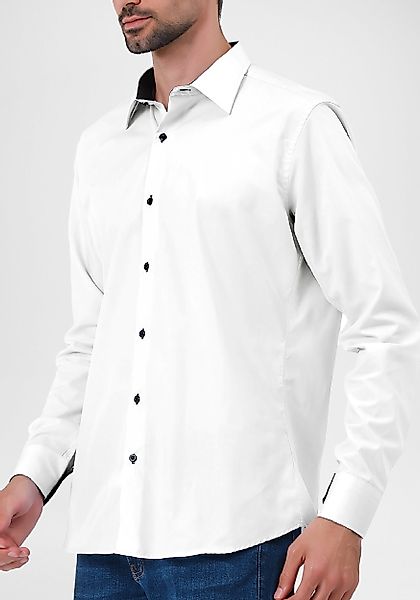 JEEL Langarmhemd Herren Hemd Langarm (1-tlg) günstig online kaufen