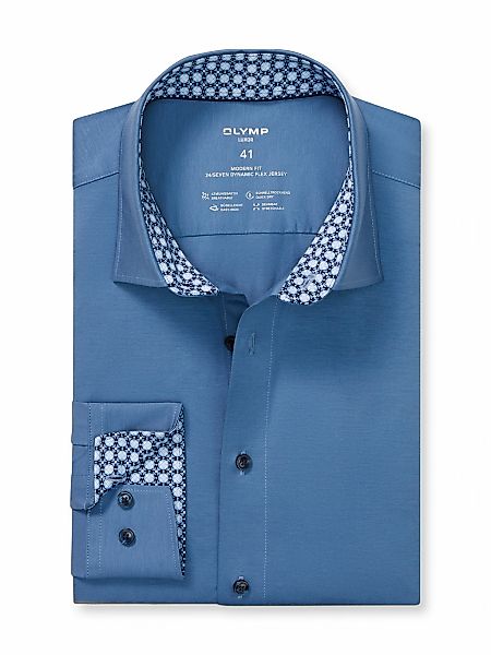 OLYMP Langarmhemd "Luxor 24/Seven", Atmungsaktiv, Jersey, modern fit, New K günstig online kaufen