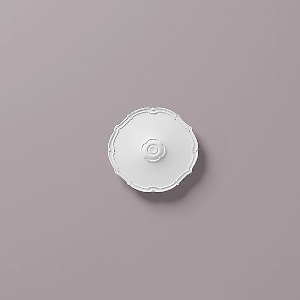 NOEL & MARQUET NMC R16 ARSTYL Rosette Zierelement 48 cm x 4 cm Weiß günstig online kaufen