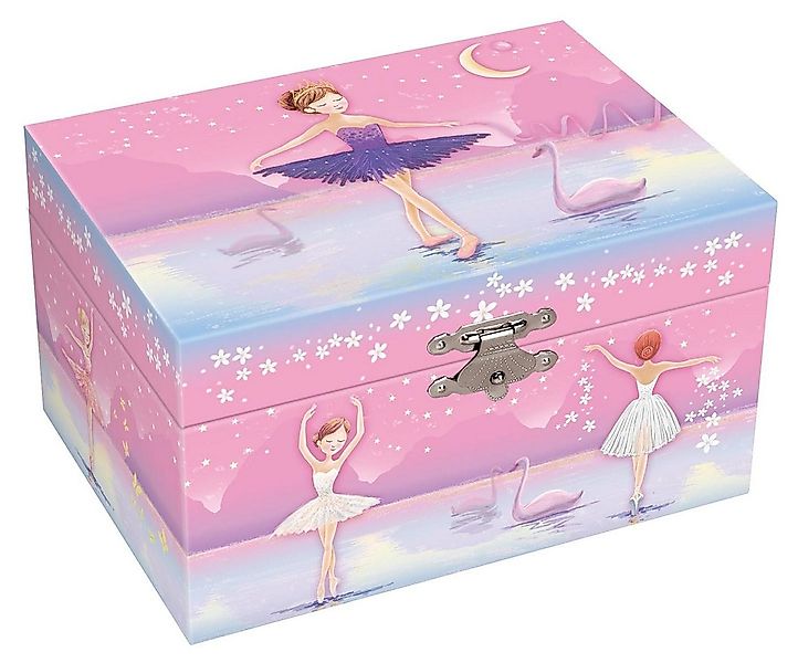 Musicboxworld Spieluhr Spieluhr - Schmuckkassette Schwanensee günstig online kaufen