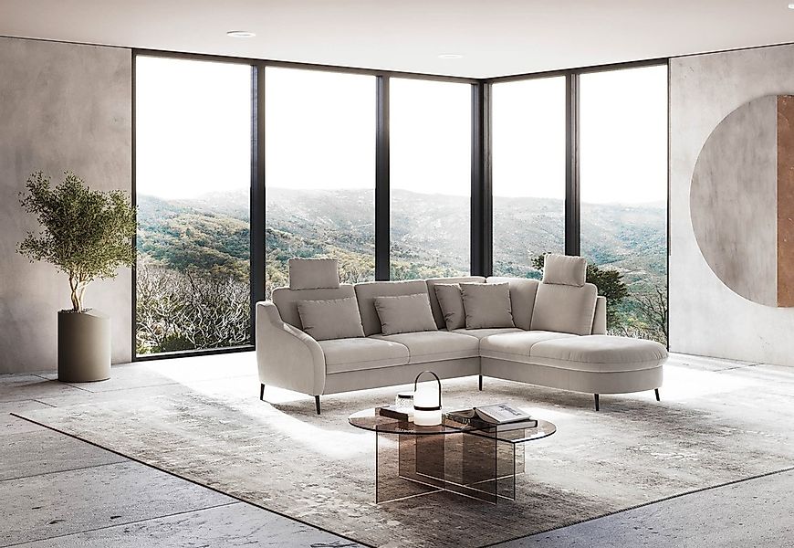 sit&more Ecksofa »Soul L-Form«, wahlweise mit Bettfunktion und Bettkasten o günstig online kaufen