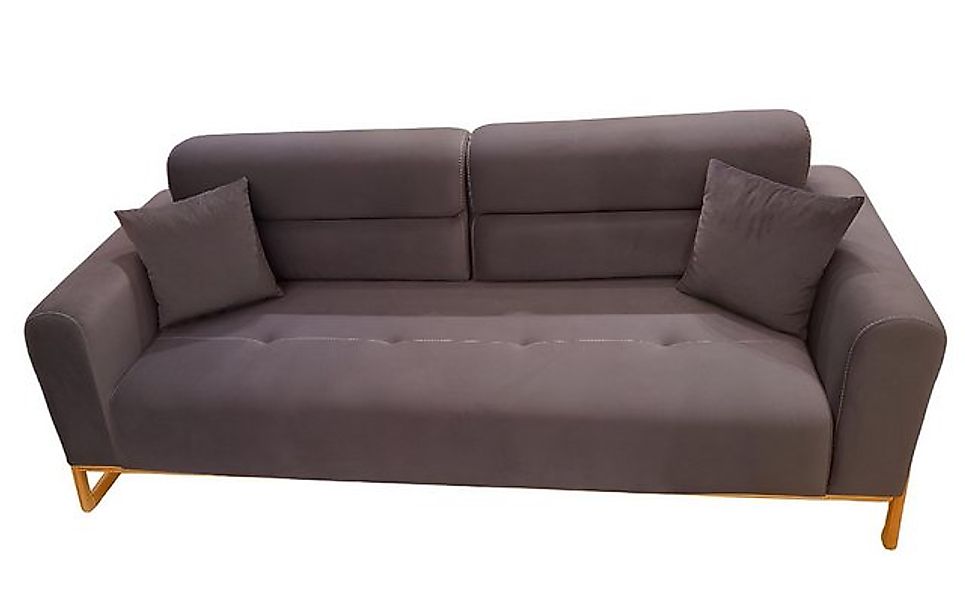 Xlmoebel 3-Sitzer Braunes Sofa mit Platz für 3 Personen von einem Designer günstig online kaufen