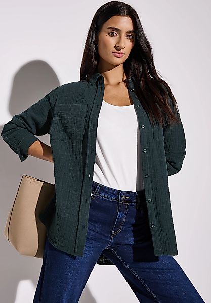 STREET ONE Hemdbluse, mit Brusttaschen günstig online kaufen